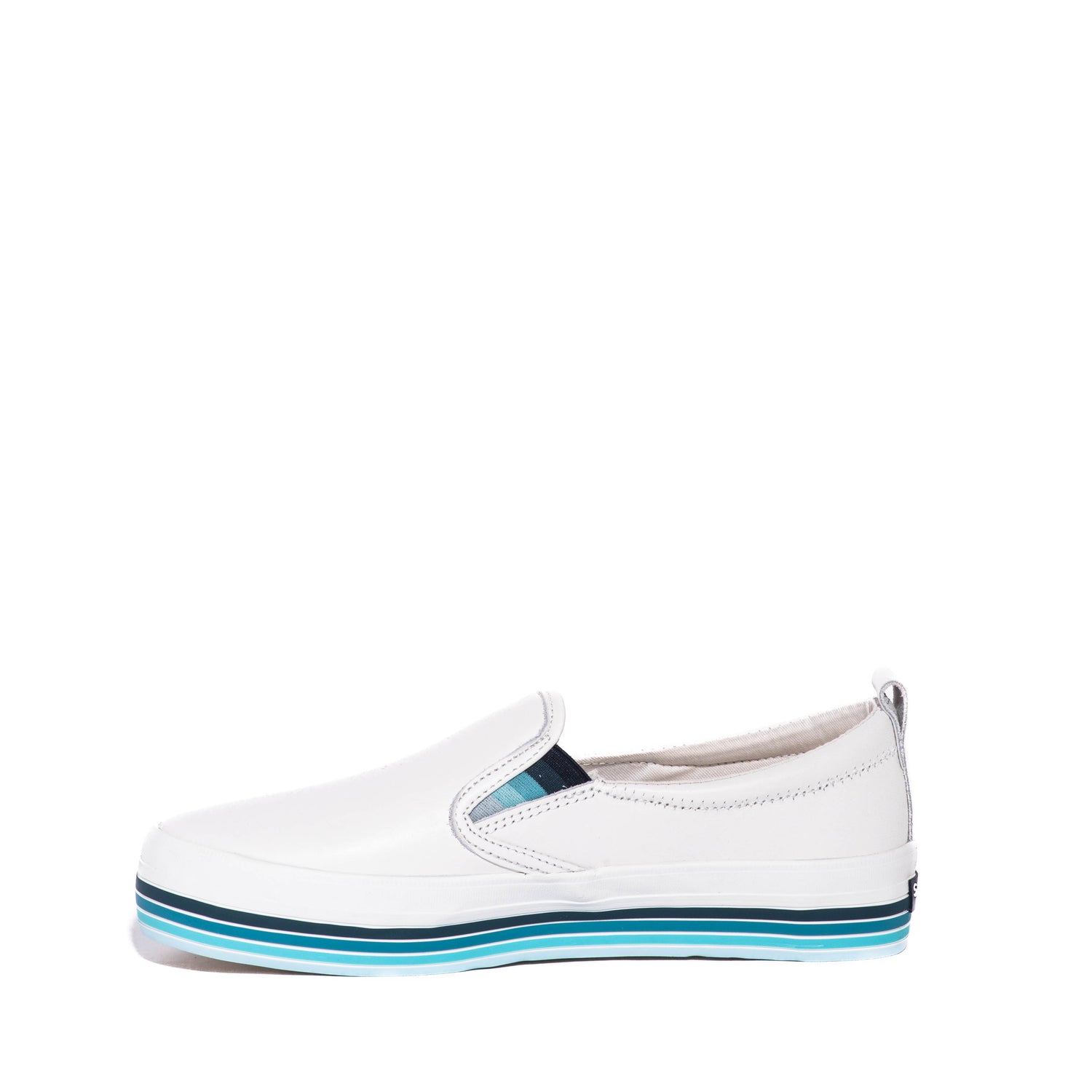Tenis Sperry Crest TG Plat Stripe Wht