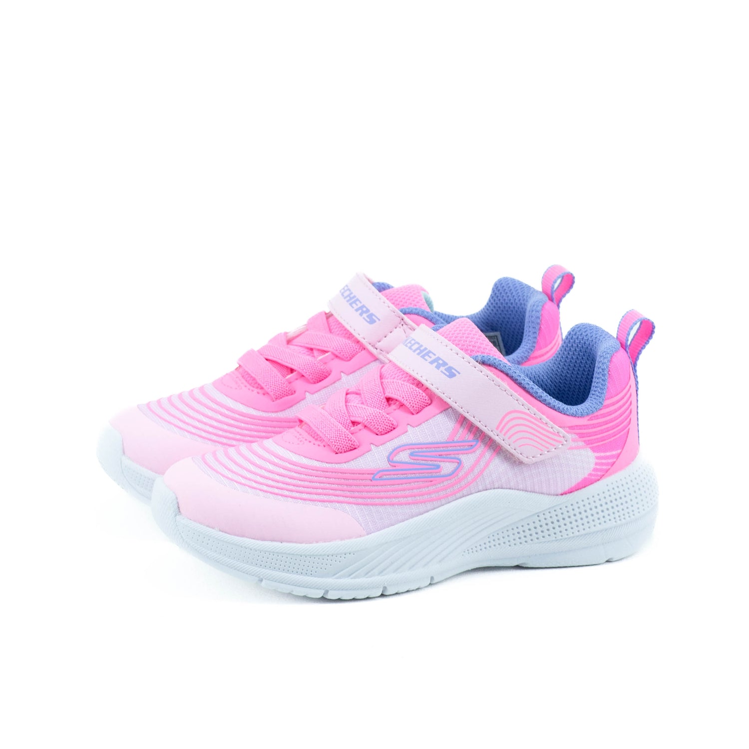 Tenis Skechers Kids Microspec Advance Light Pink/Lavender