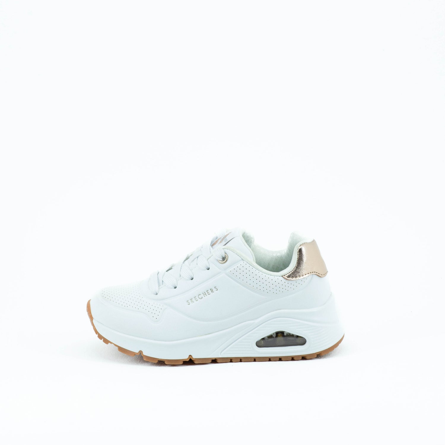 Tenis Skechers Kids Uno Gen1 Shimmer A Way White