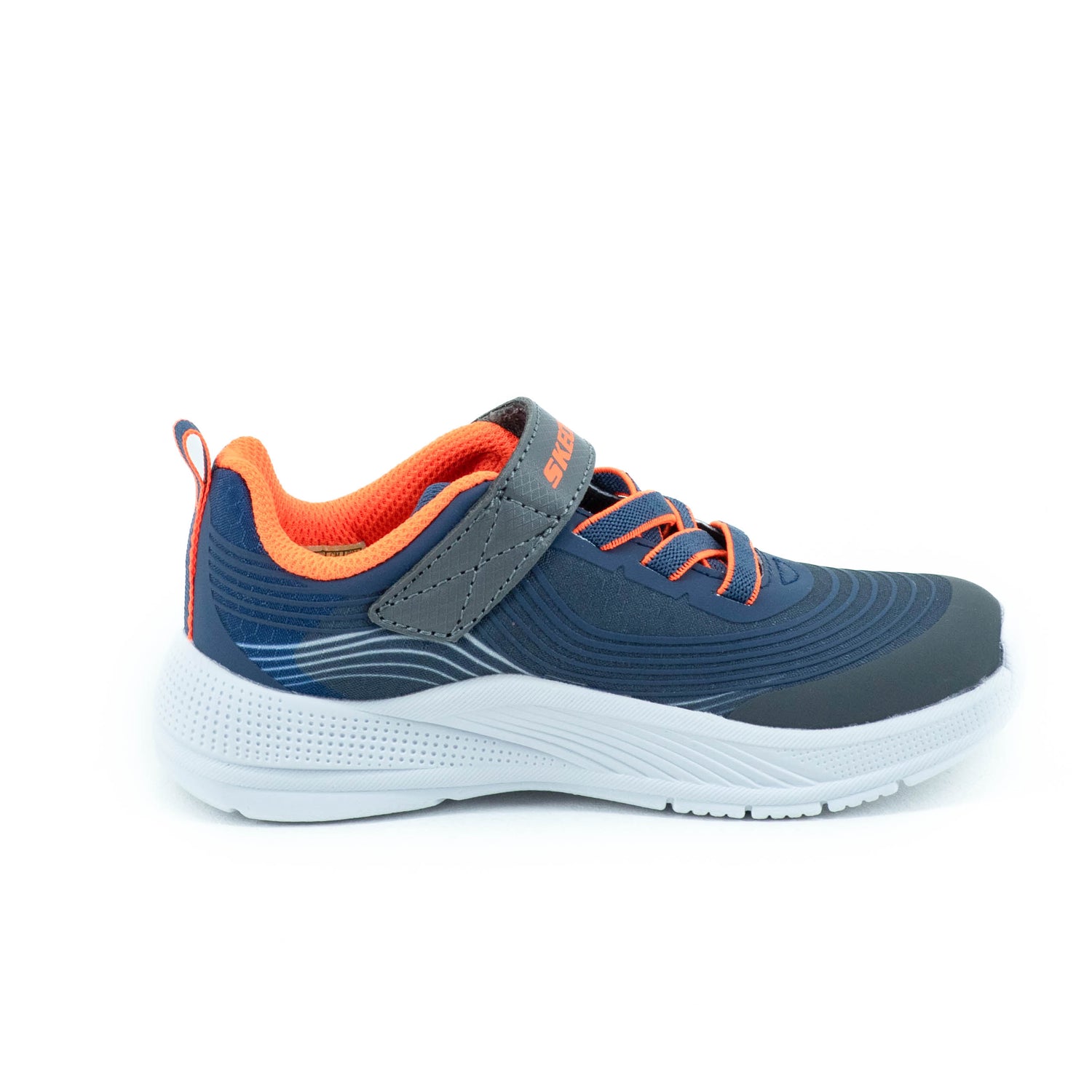 Tenis Skechers Kids Microspec Advance Nvy/Orng