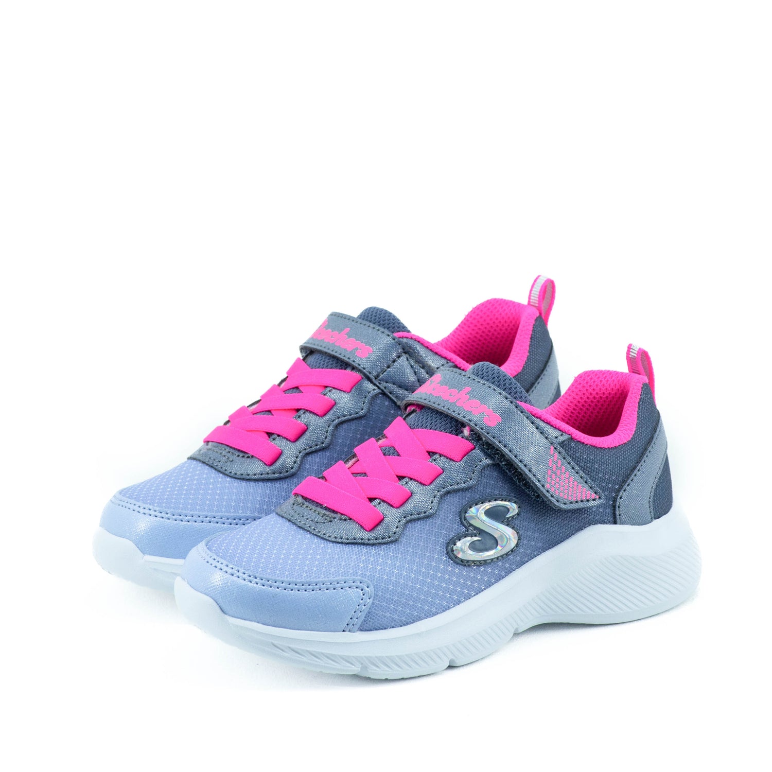 Tenis Skechers Kids Sole Swifters Cutie Walk Navy/Htpink