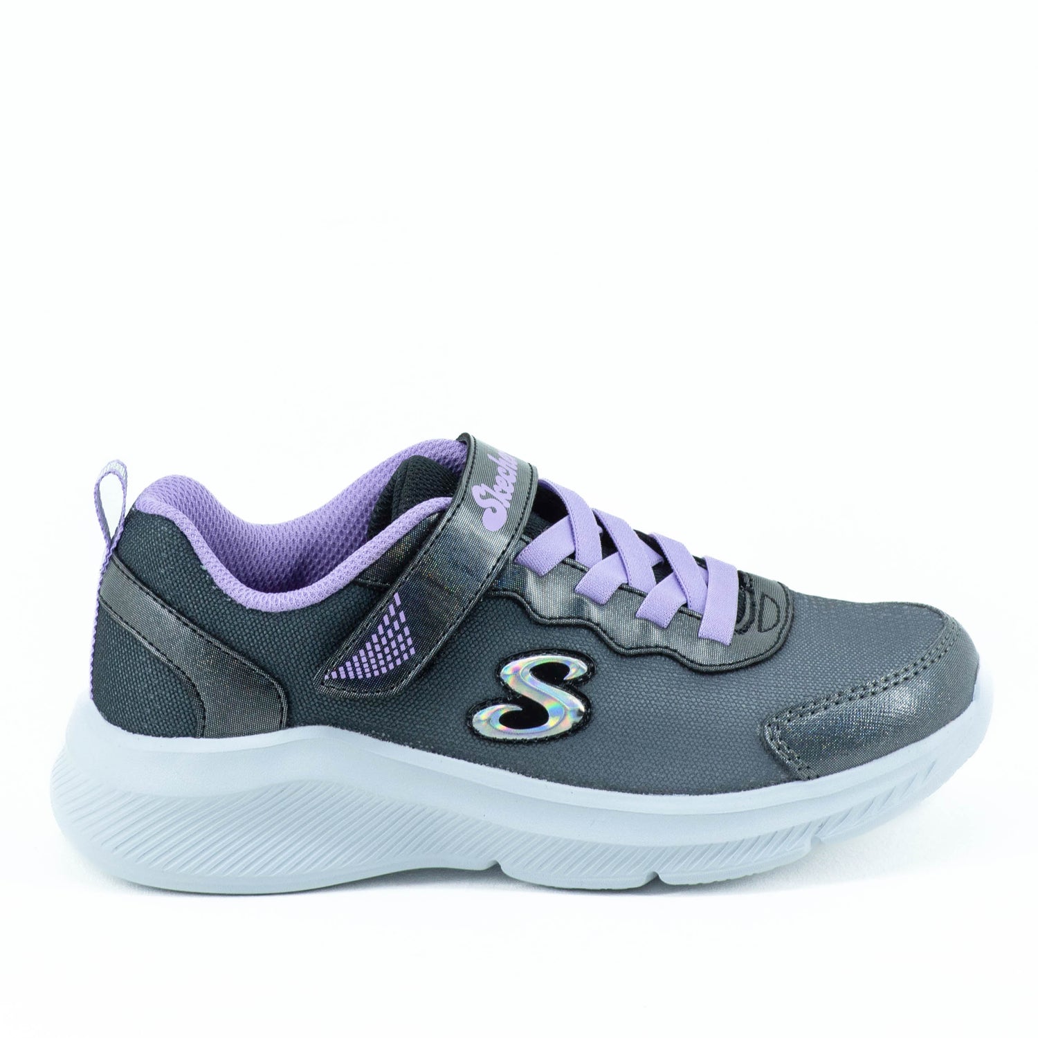 Tenis Skechers Kids Sole Swifters Cutie Walk Black/Vender