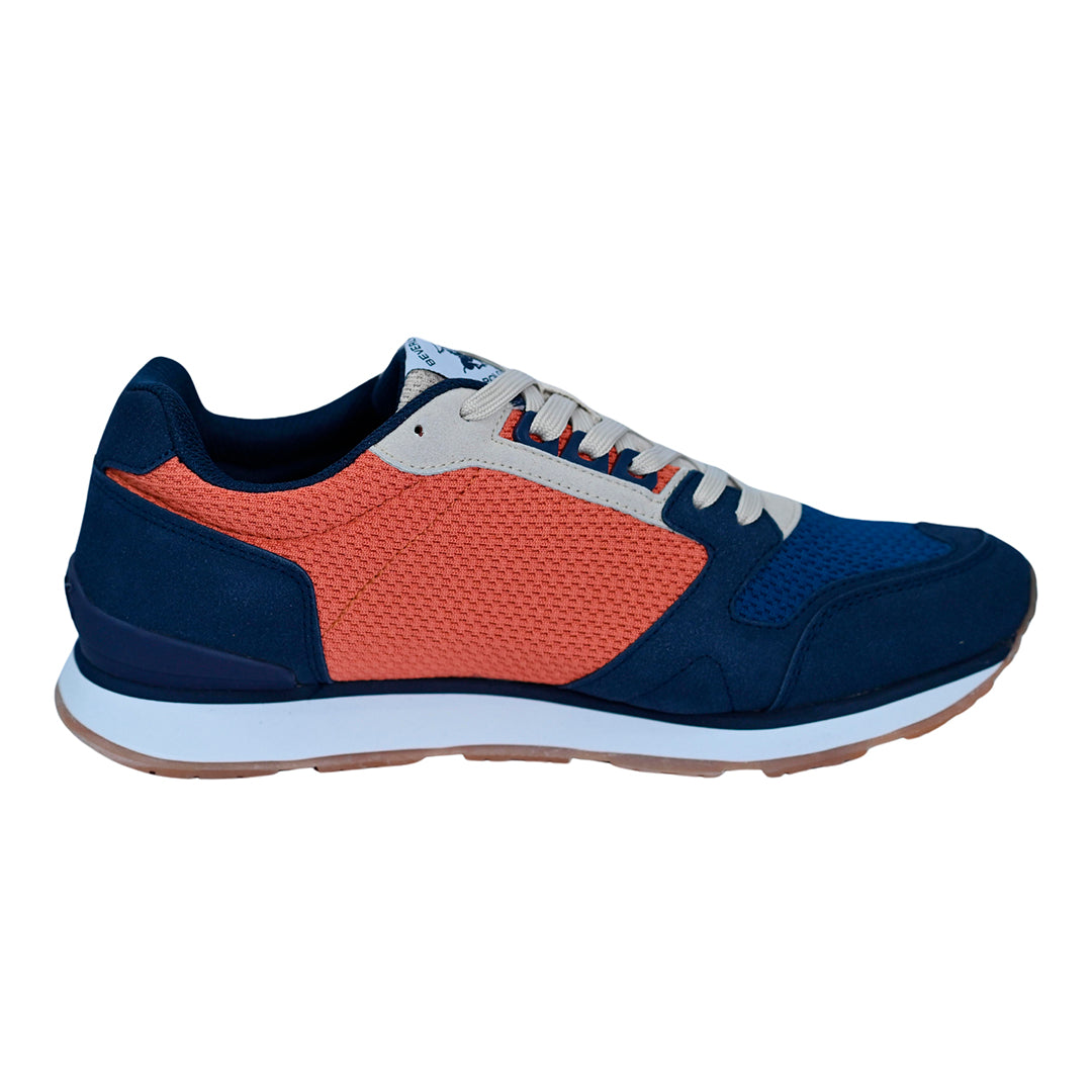 Tenis Beverly Hills Polo Club Patch Navy/Orange