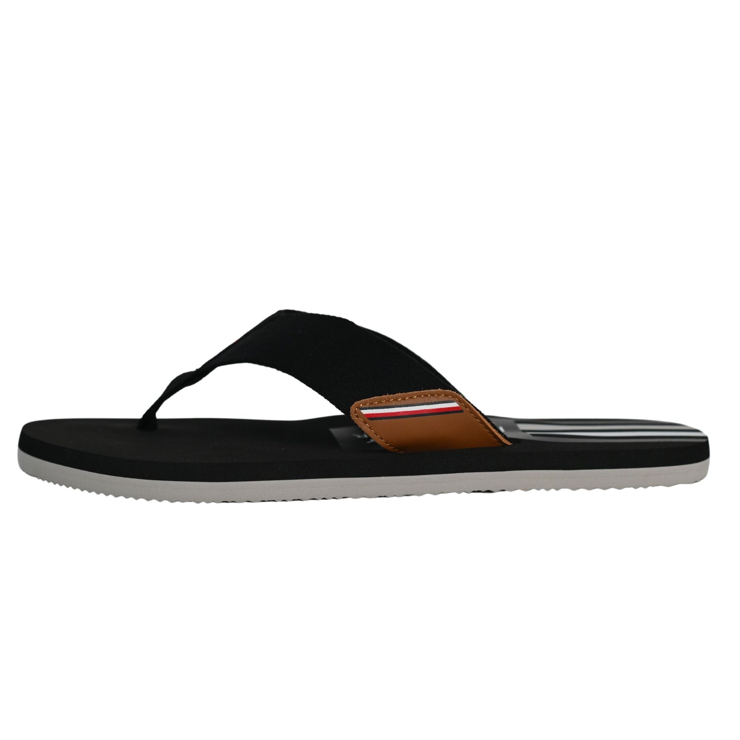 Chanclas Tommy Th Side Detail Beach Sandal Black