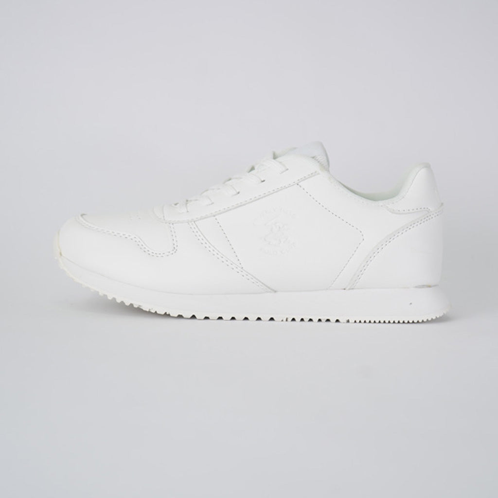 Tenis Beverly Hills Polo Club Kids Asher White/ White Outsole