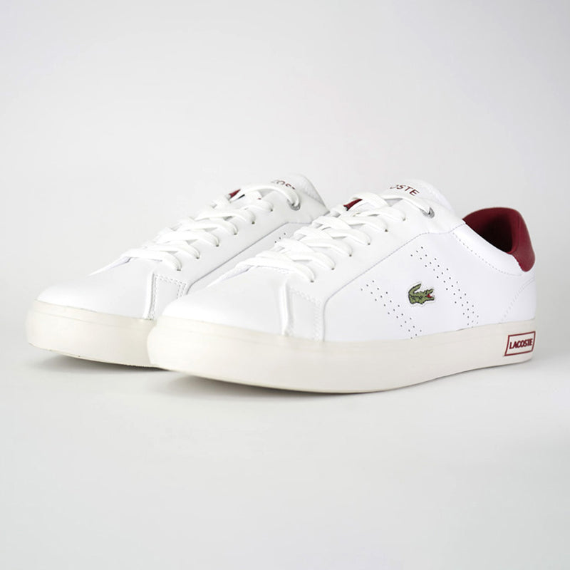 Tenis Lacoste Powercourt White Red