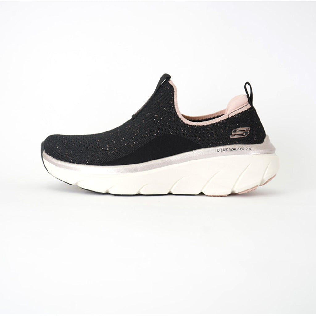 Tenis Skechers Dlux Walker 2 0-sparkle Forever Black/Rose Gold