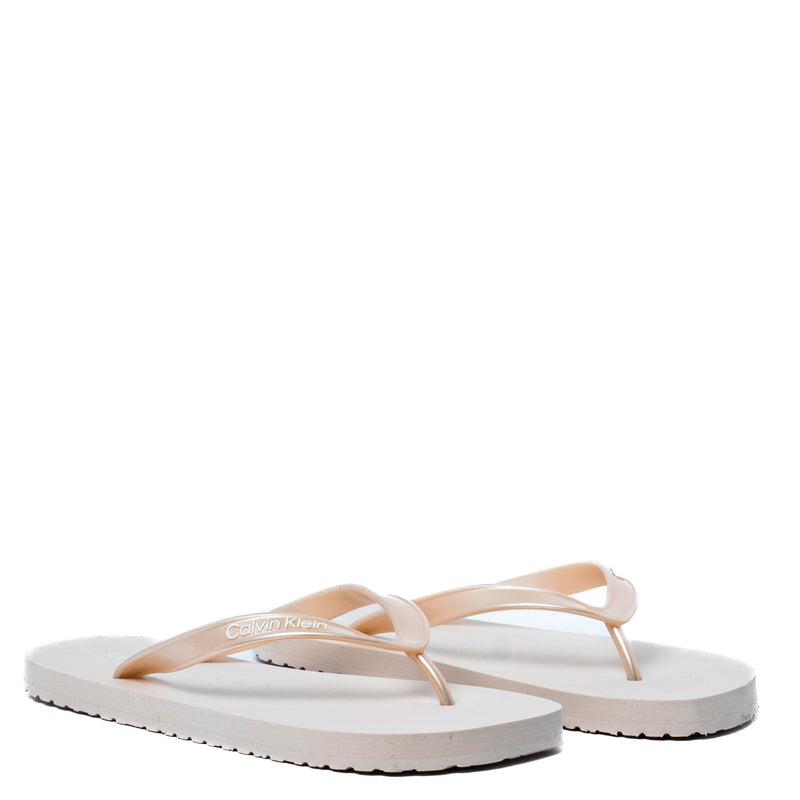 Chanclas Calvin Klein Flip Flop Tpu Merallic