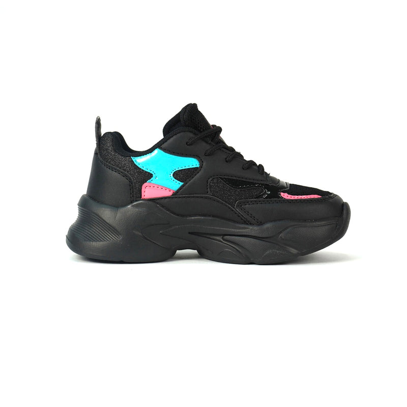 Tenis Beverly Hills Polo Club Kids Glitz All Black
