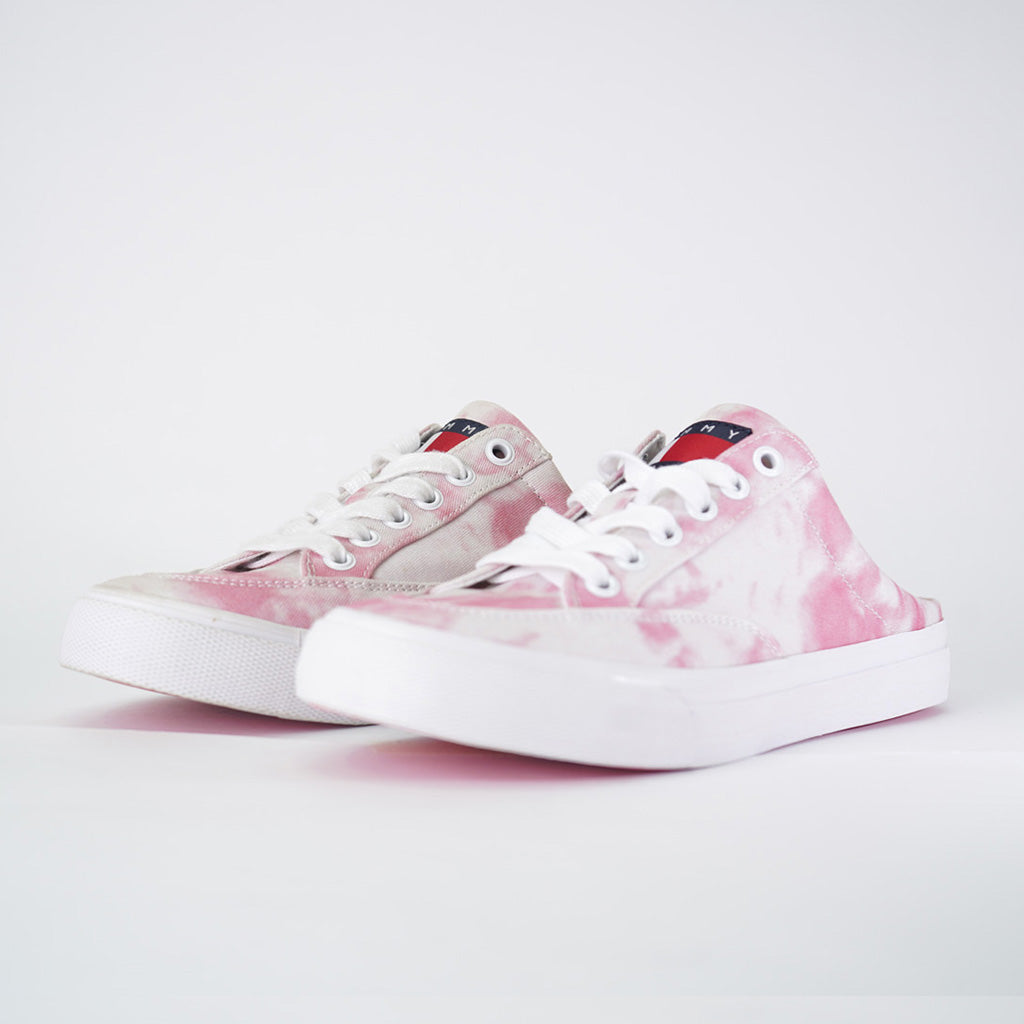 Tenis Tommy Jeans Bloom Print Mule Fresh Pink Tie Oye