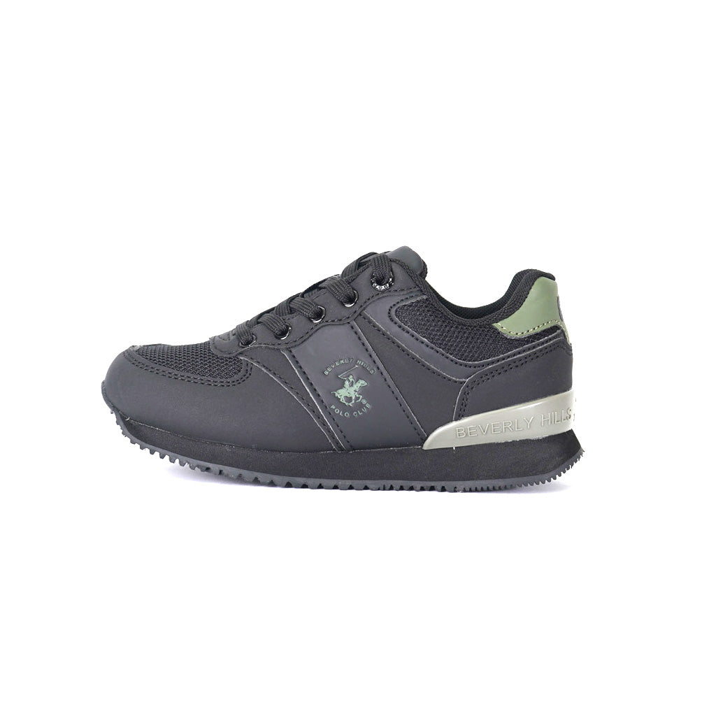 Tenis Beverly Hills Polo Club Kids Bking Black/Black Outsole