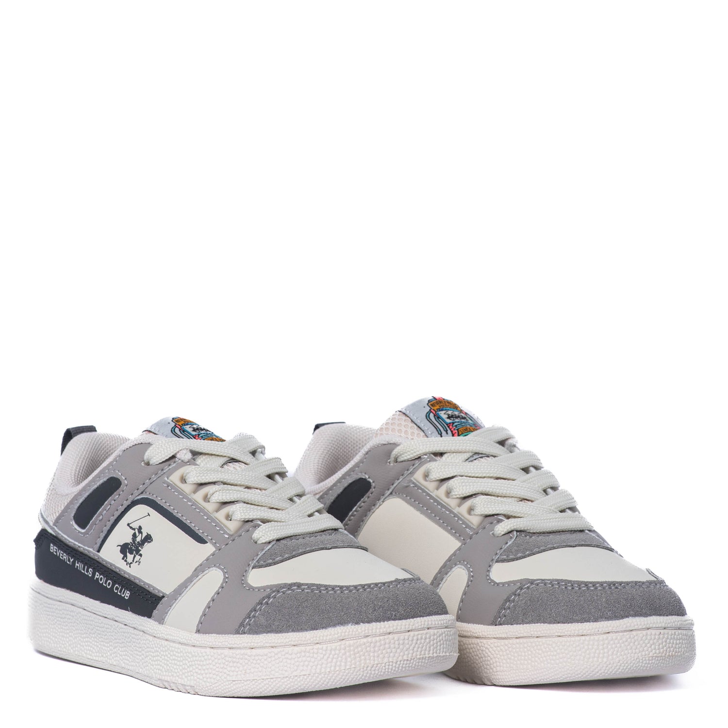 Tenis Beverly Hills Polo Club Kids Brandon White Grey