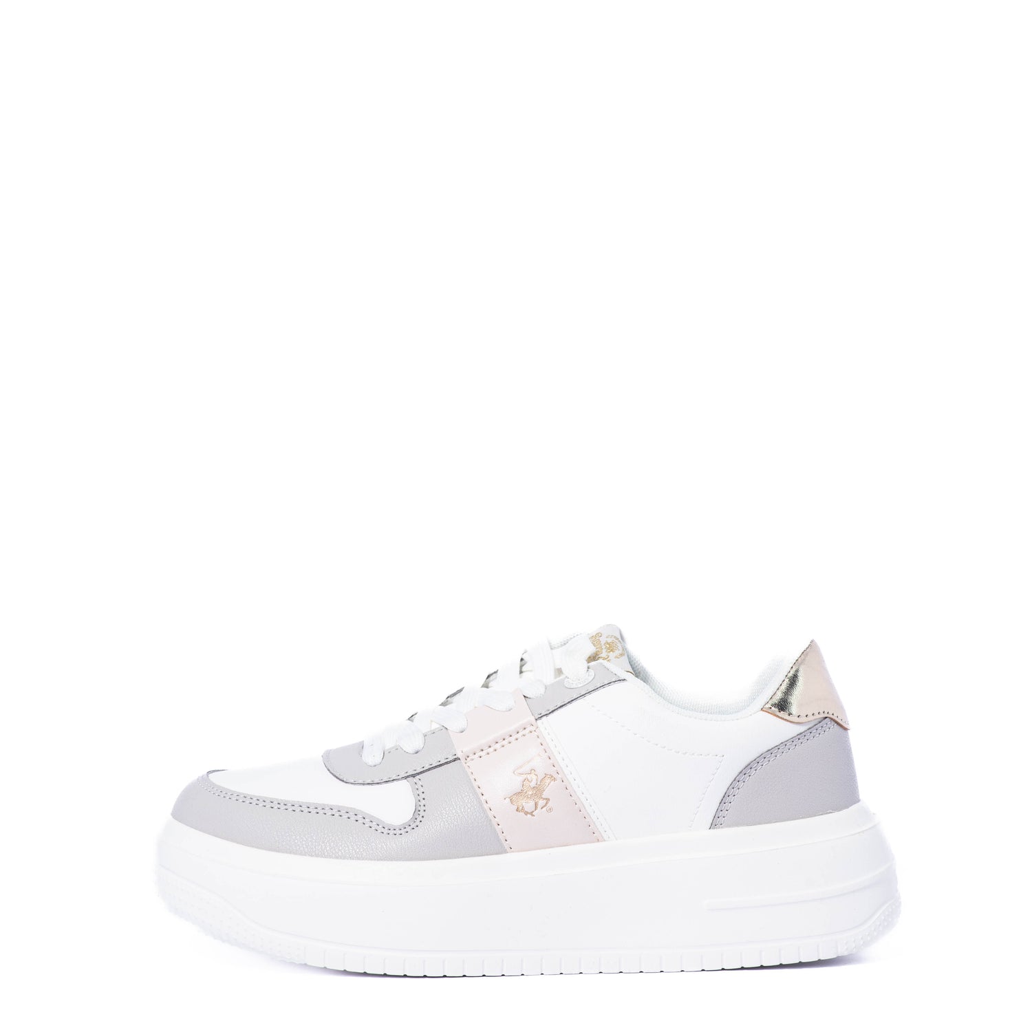 Tenis Beverly Hills Polo Club Riley White Grey