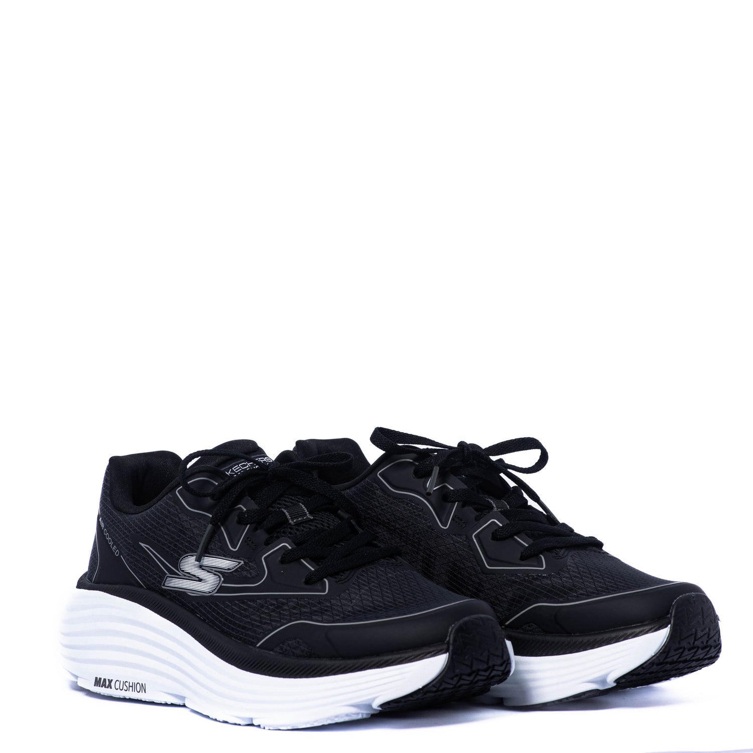 Tenis Skechers Max Cushioning Endeavour Space Angle Black White