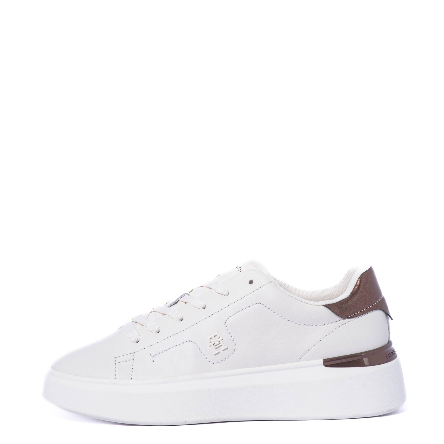 Tenis Tommy Chic Flatfom Sneaker Gold