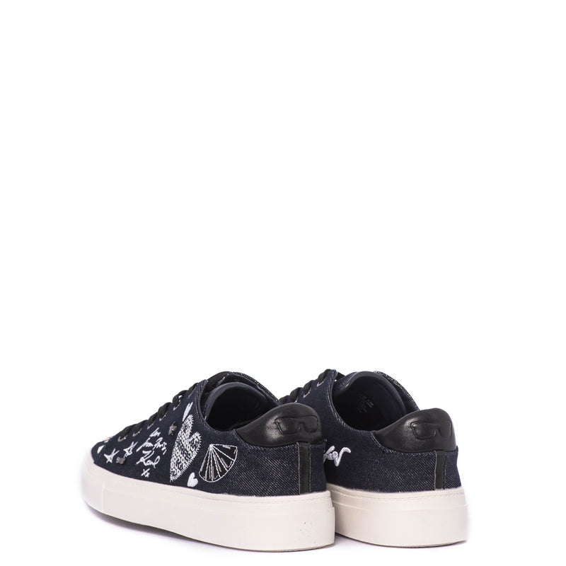 Tenis Karl Lagerfeld Cate Ikonic Lace U Dk Navy Black