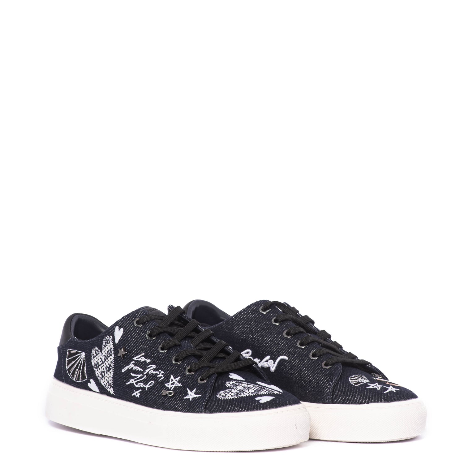 Tenis Karl Lagerfeld Cate Ikonic Lace U Dk Navy Black