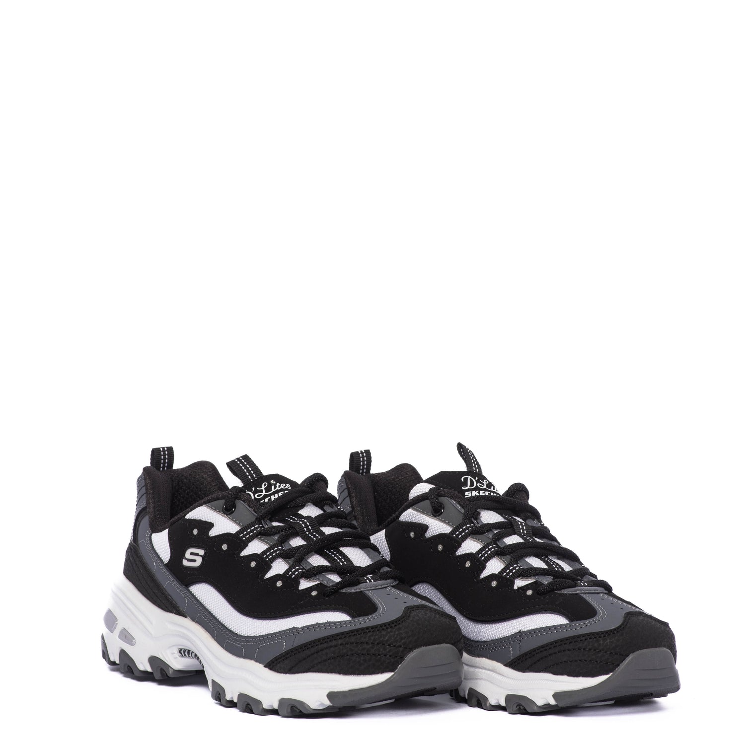 Tenis Skechers D Lites-Popular Vote Black/White/Gry