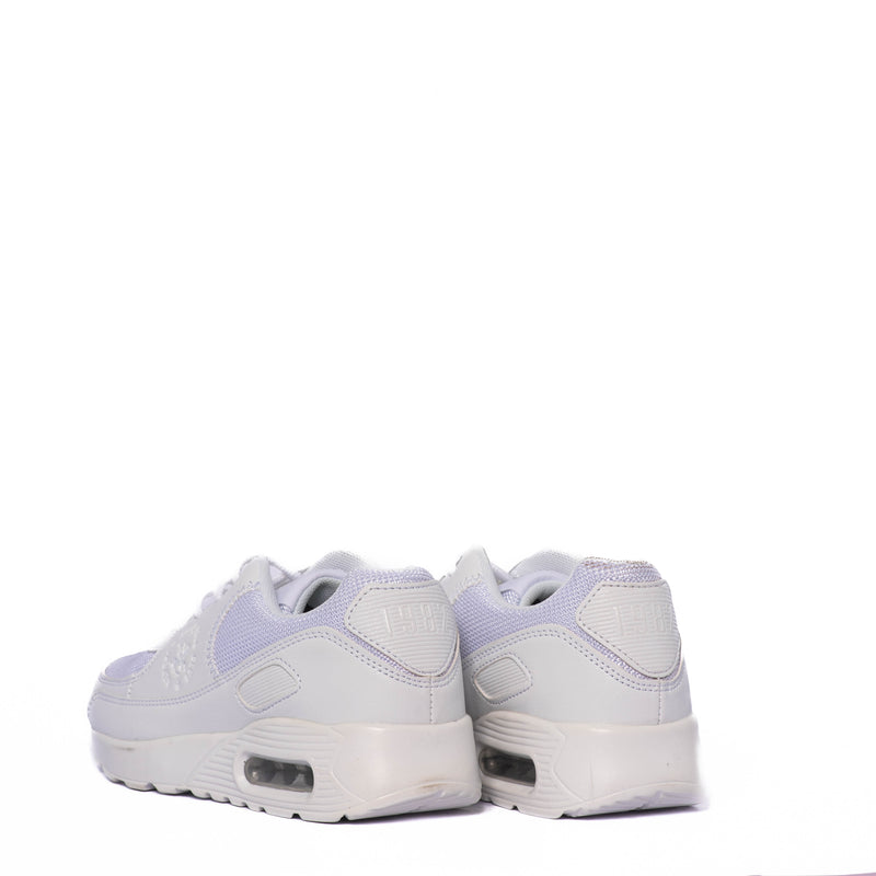 Tenis Beverly Hills Polo Club Kids Asher White/ White Outsole