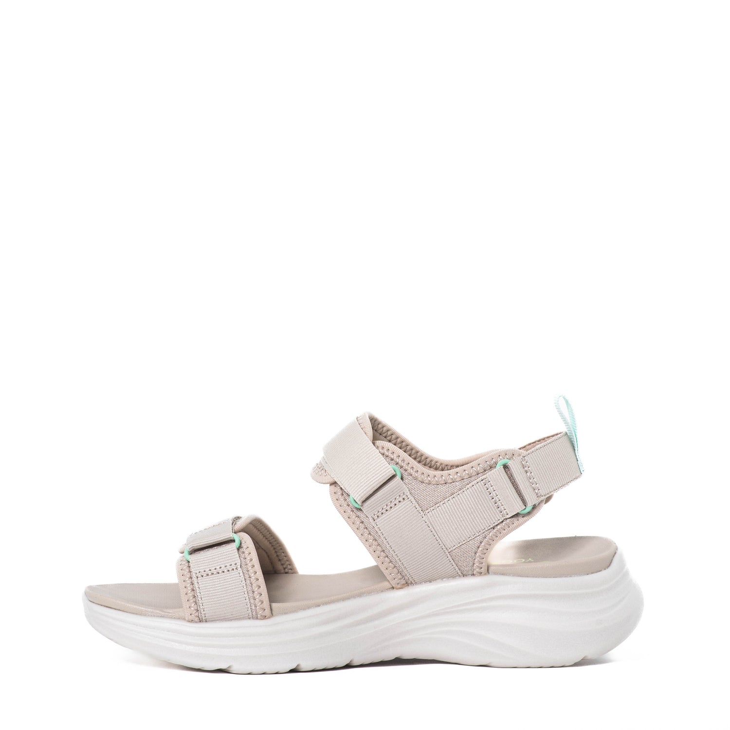 Chanclas Skechers Vapor Foam Laidblack Moments Natural/Aqua