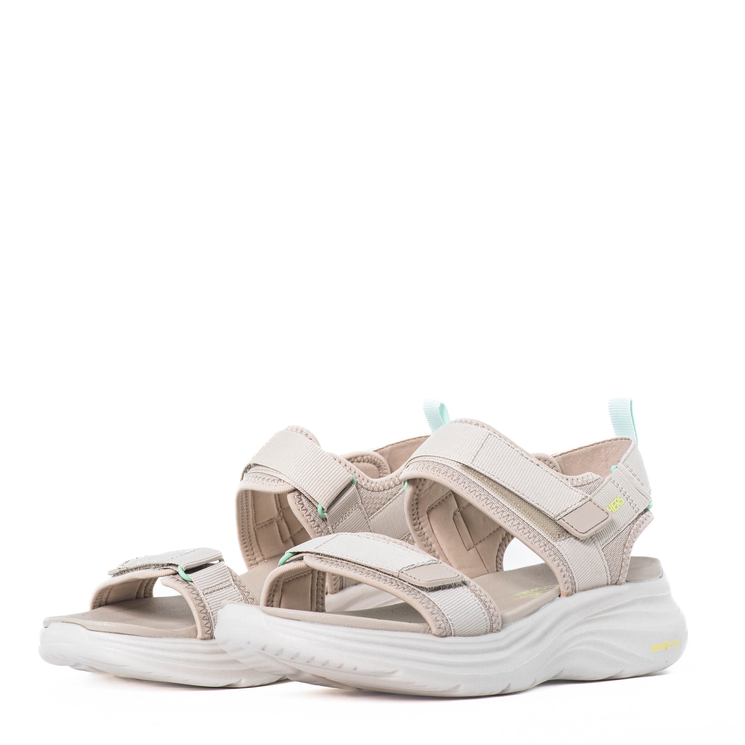 Chanclas Skechers Vapor Foam Laidblack Moments Natural/Aqua