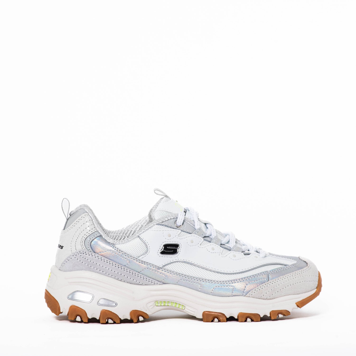 Tenis Skechers D Lites Dazzling Shine White/Gray