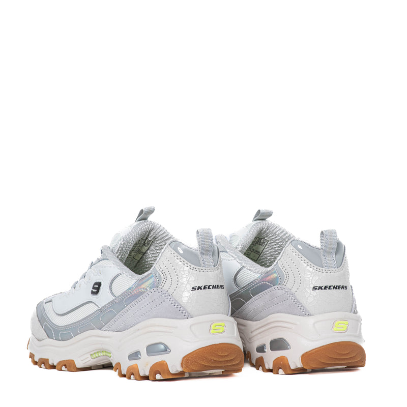 Tenis Skechers D Lites Dazzling Shine White/Gray