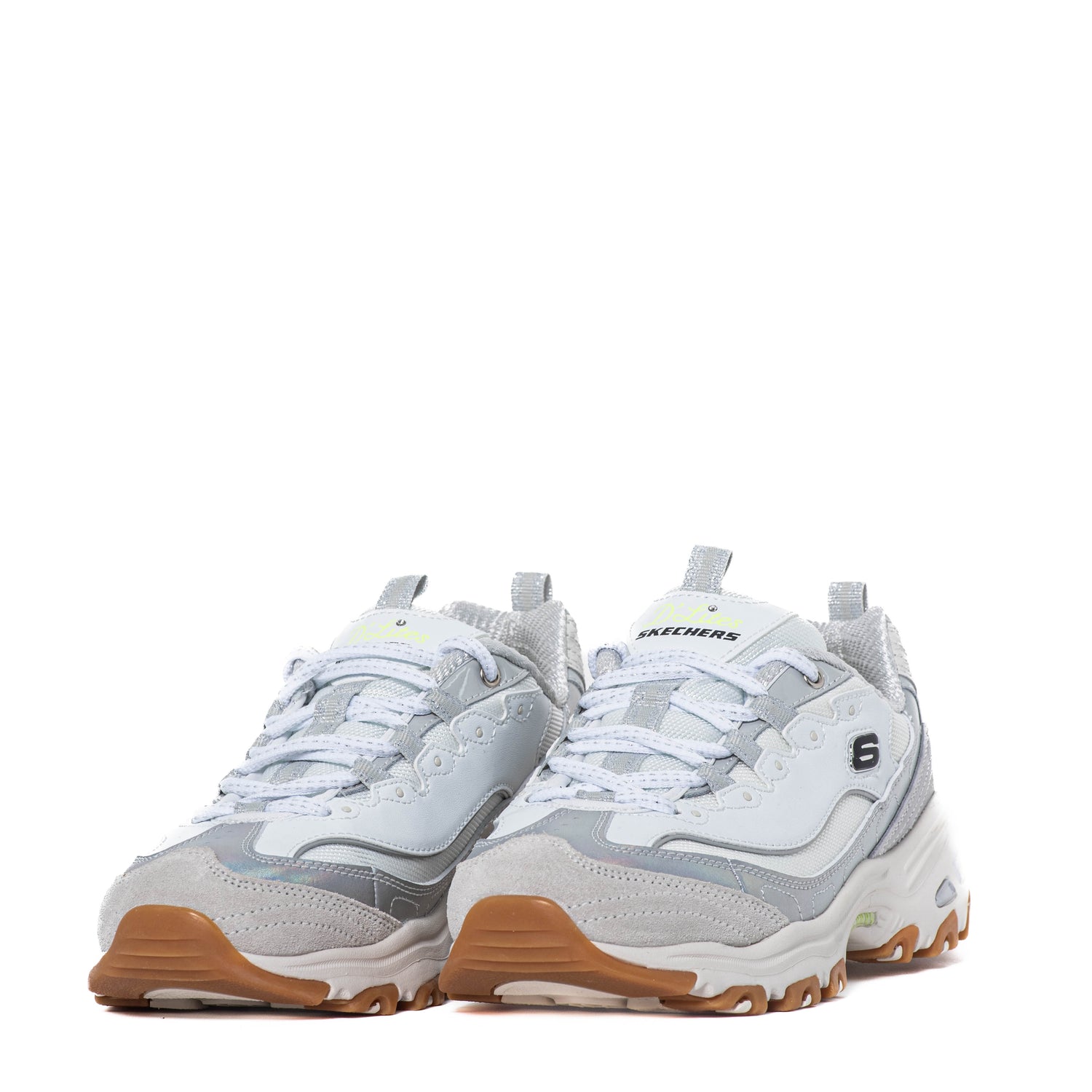 Tenis Skechers D Lites Dazzling Shine White/Gray