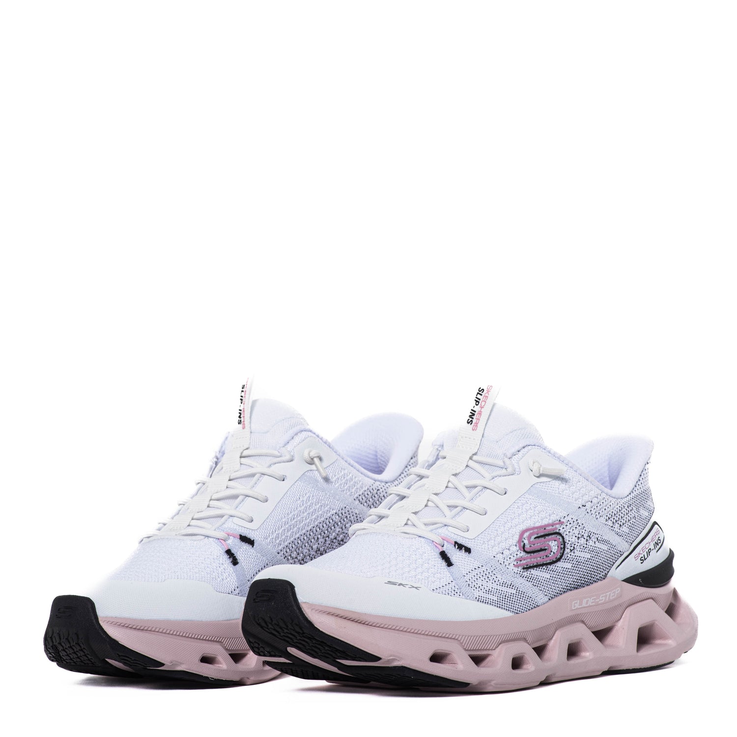 Tenis Skechers Glide Step Altus Fast Lane White/Black/Pink