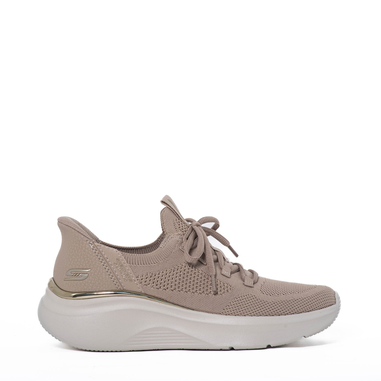 Tenis Skechers Bobs B Love True Delight Taupe