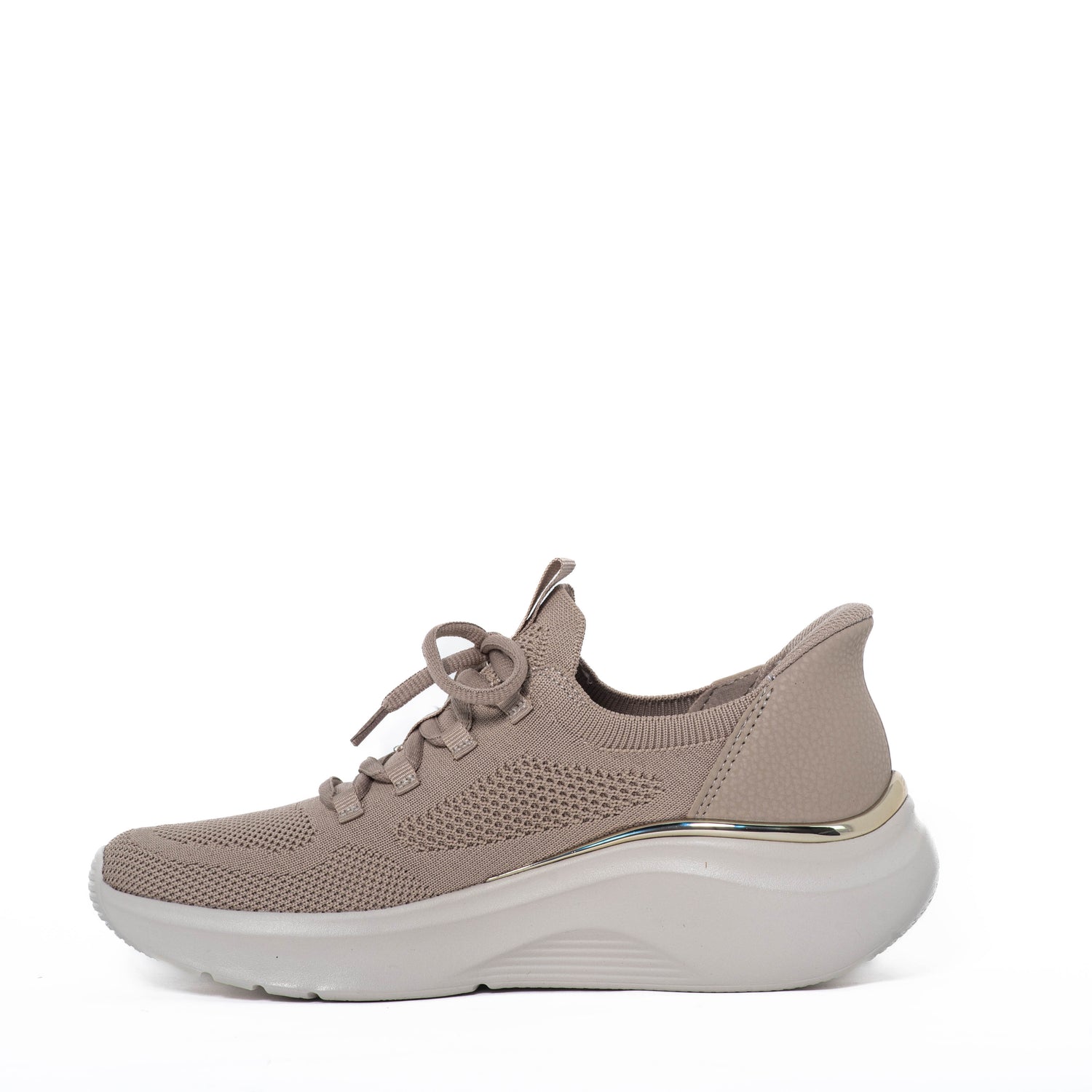 Tenis Skechers Bobs B Love True Delight Taupe