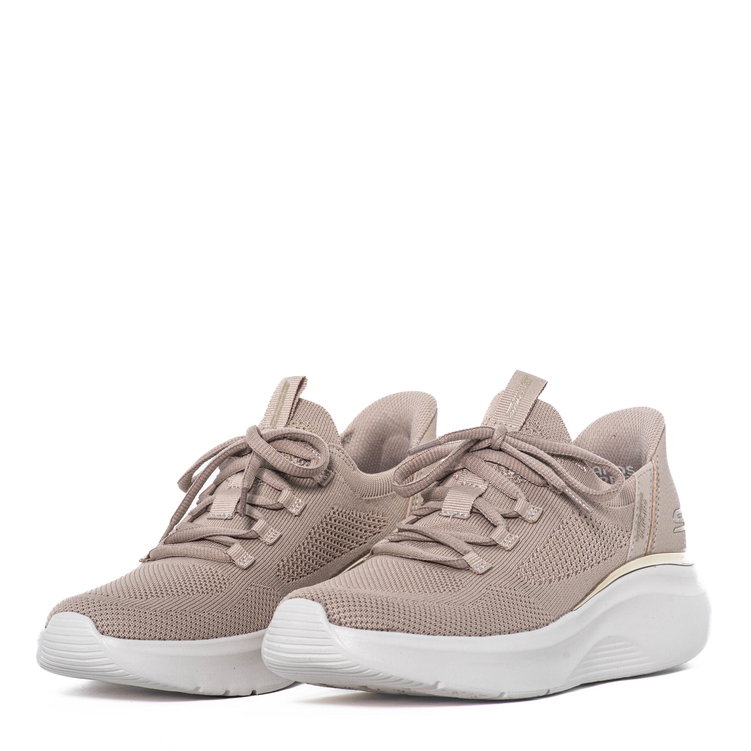 Tenis Skechers Bobs B Love True Delight Taupe
