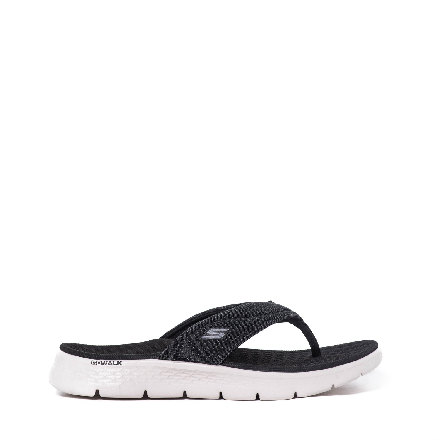 Chanclas Skechers Go Walk Flex Sandal Impress Black/White