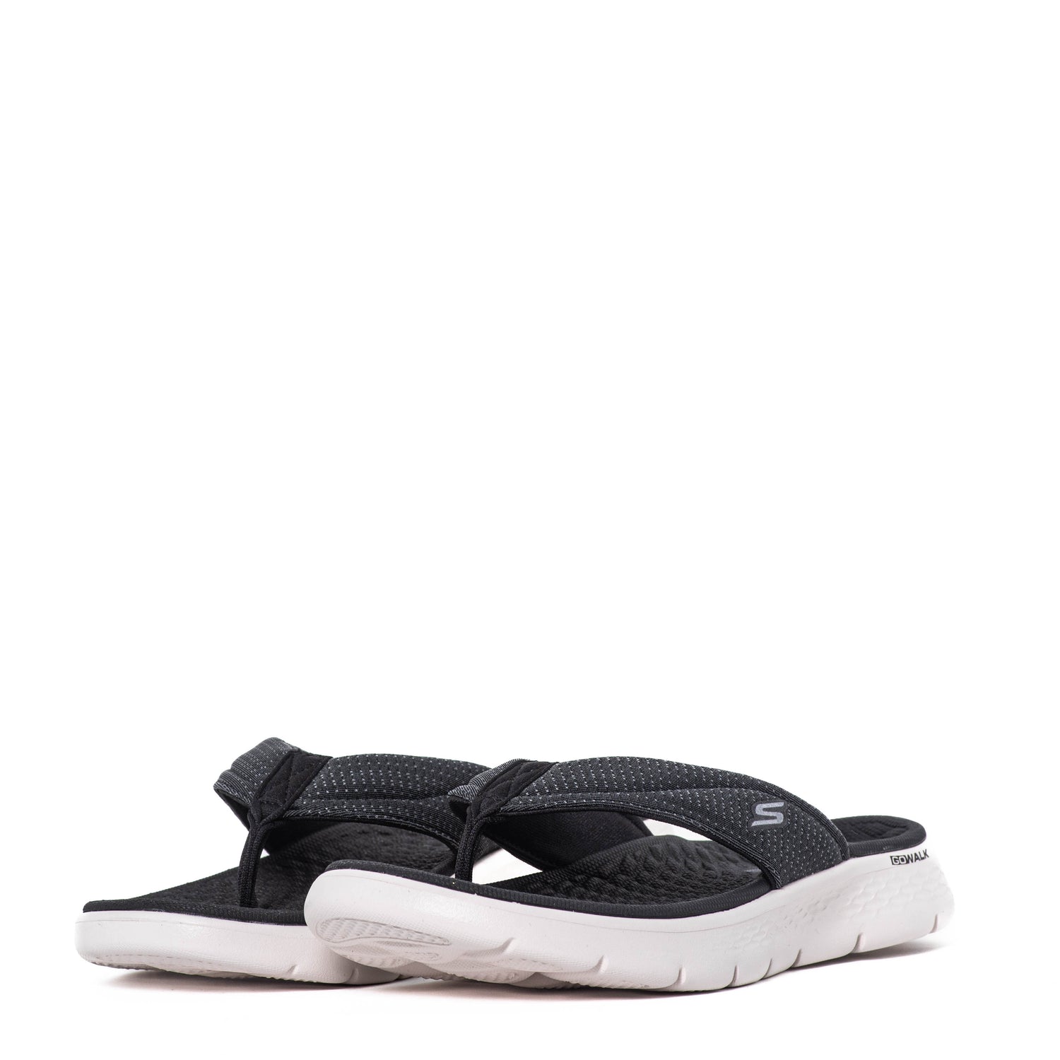 Chanclas Skechers Go Walk Flex Sandal Impress Black/White