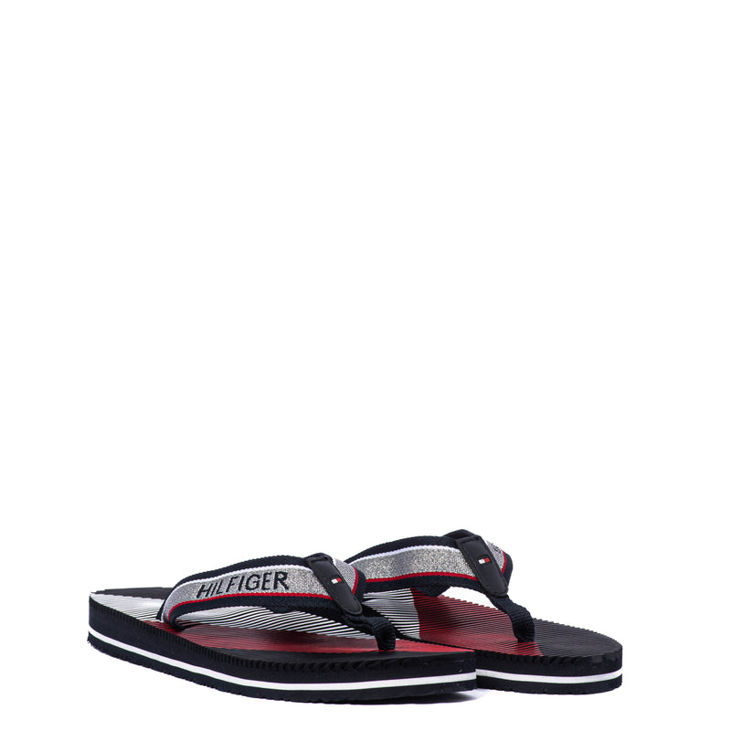 Chanclas Tommy Bold Stripe Beach Sandal