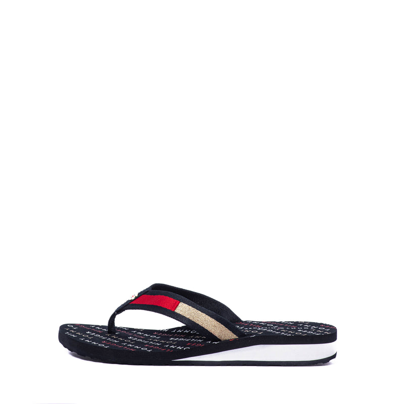 Chanclas Tommy Th Flag Mid Wedge Beach Sandal