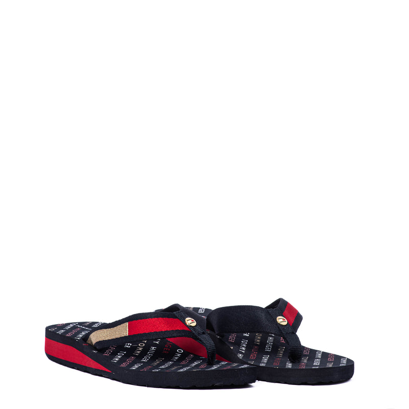 Chanclas Tommy Th Flag Mid Wedge Beach Sandal