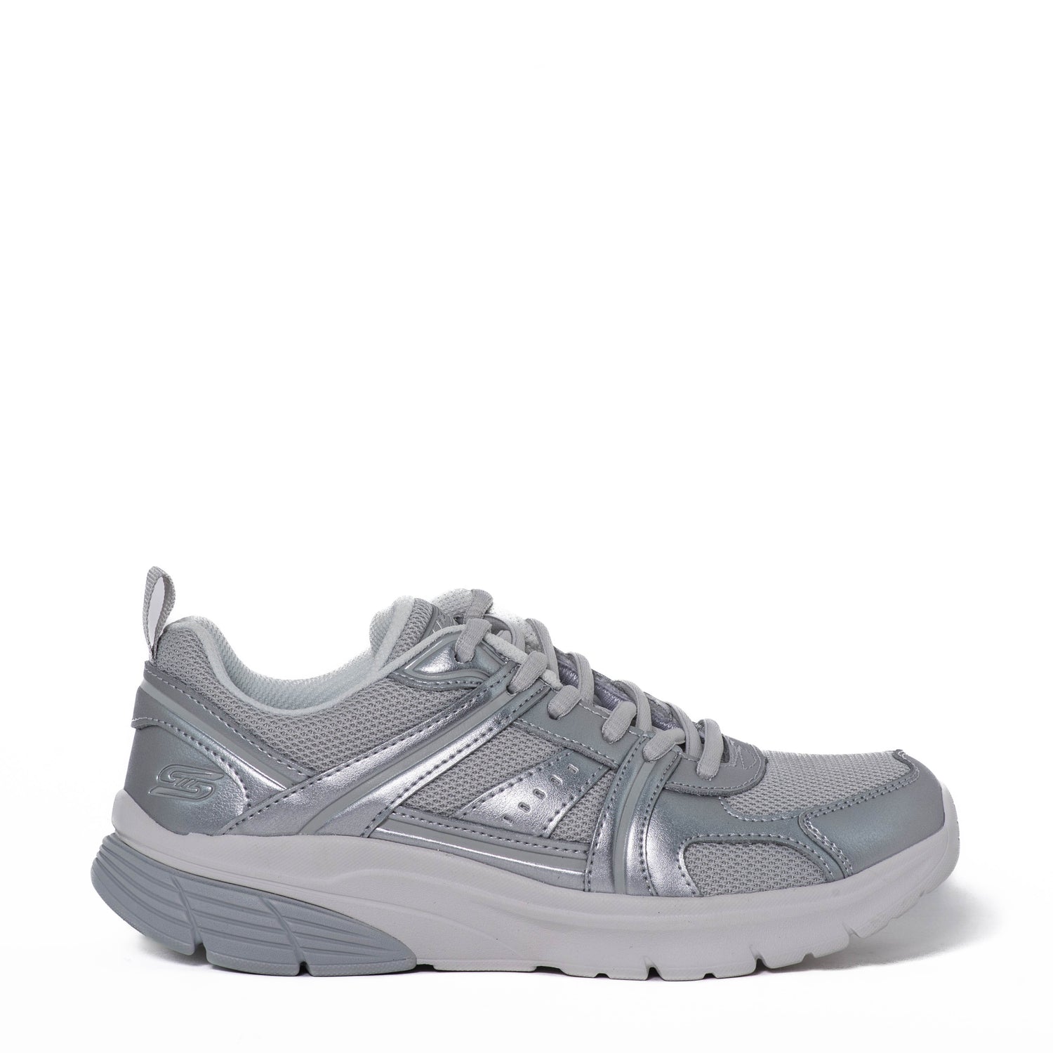 Tenis Skechers Bobs Vamos Silver