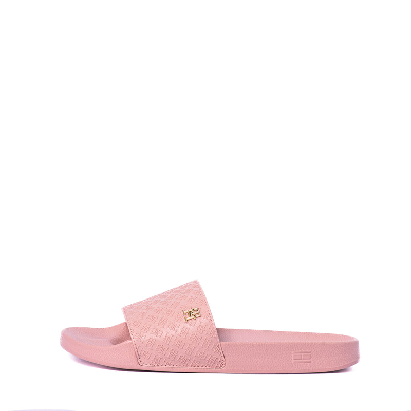 Chanclas Tommy Th Monogram Poolside Foggy Pink