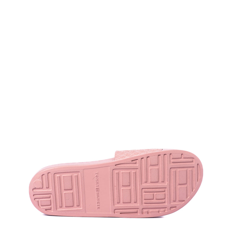Chanclas Tommy Th Monogram Poolside Foggy Pink