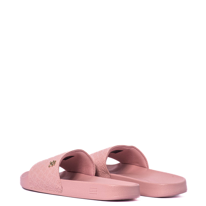 Chanclas Tommy Th Monogram Poolside Foggy Pink