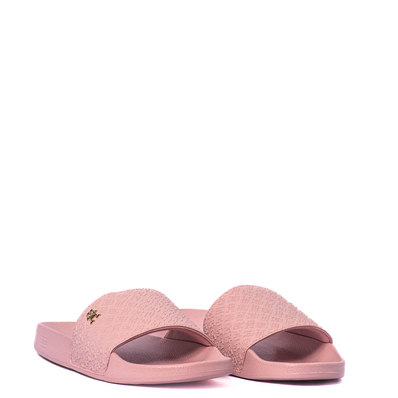 Chanclas Tommy Th Monogram Poolside Foggy Pink