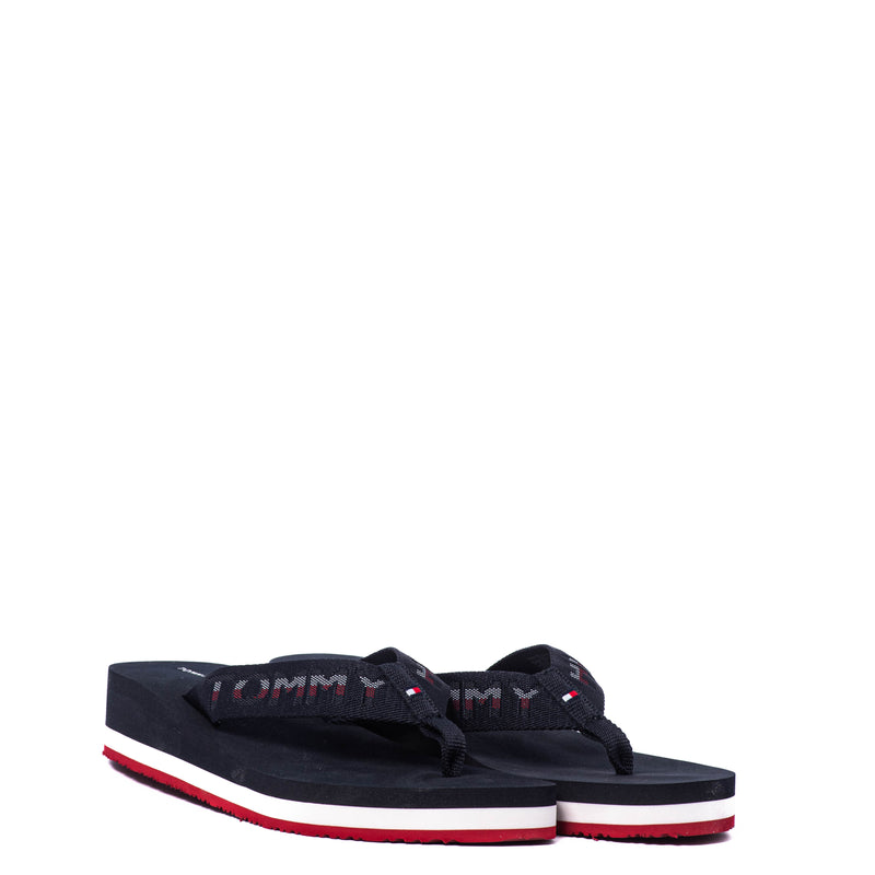 Chanclas Tommy Colored Th Wedge Beach  Sandal