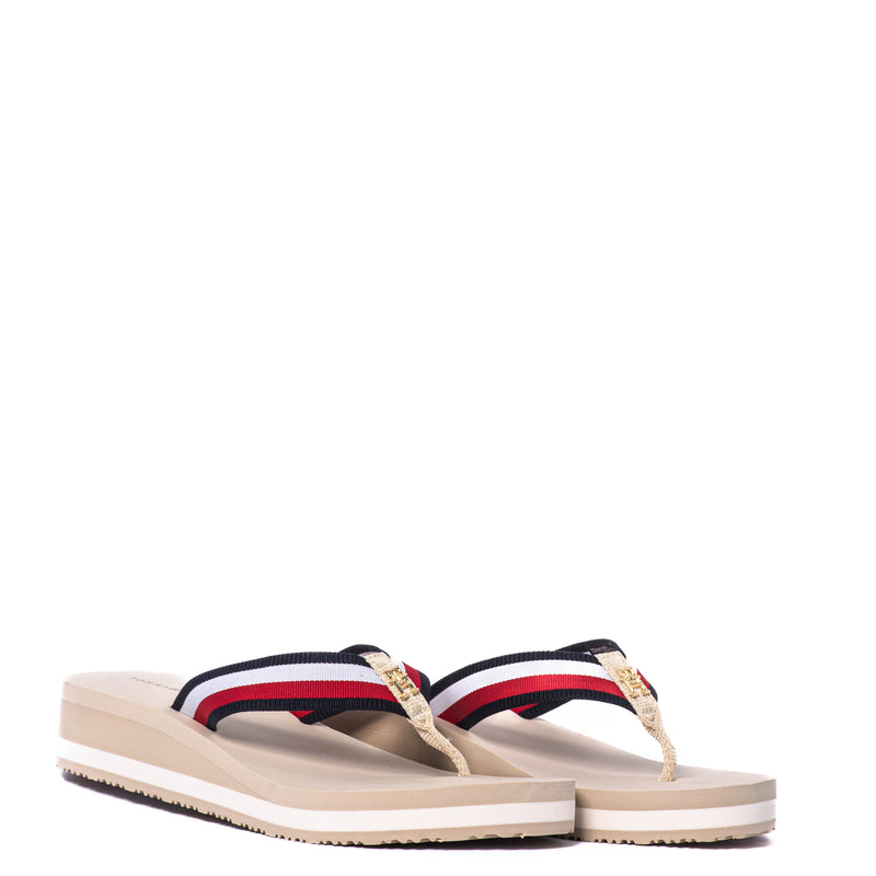 Chanclas Tommy Th Corp Mid Wege Beach Sandal