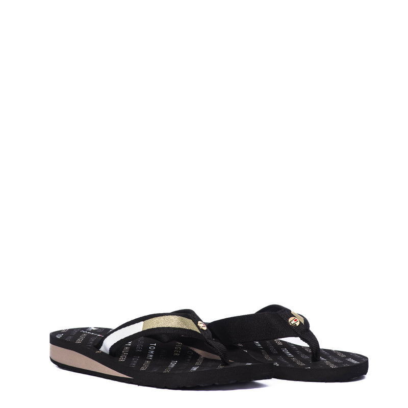 Chanclas Tommy Th Flag Mid Wedge Beach Sandal