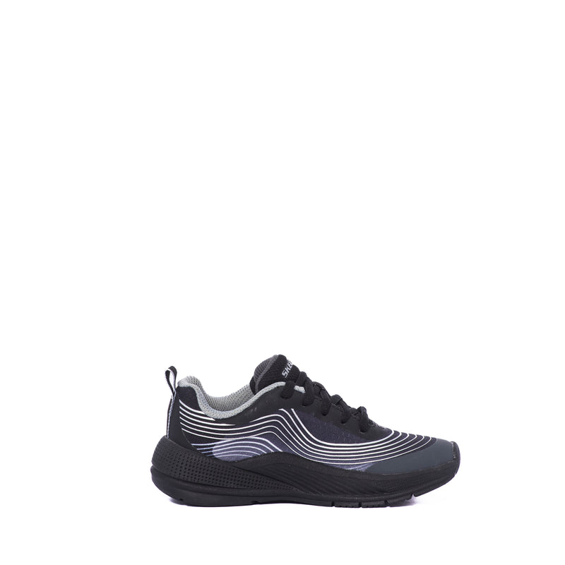 Tenis Skechers Kids Microspec Advance Revconix Black/Silver