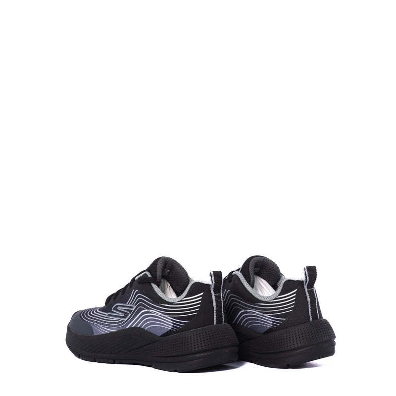 Tenis Skechers Kids Microspec Advance Revconix Black/Silver
