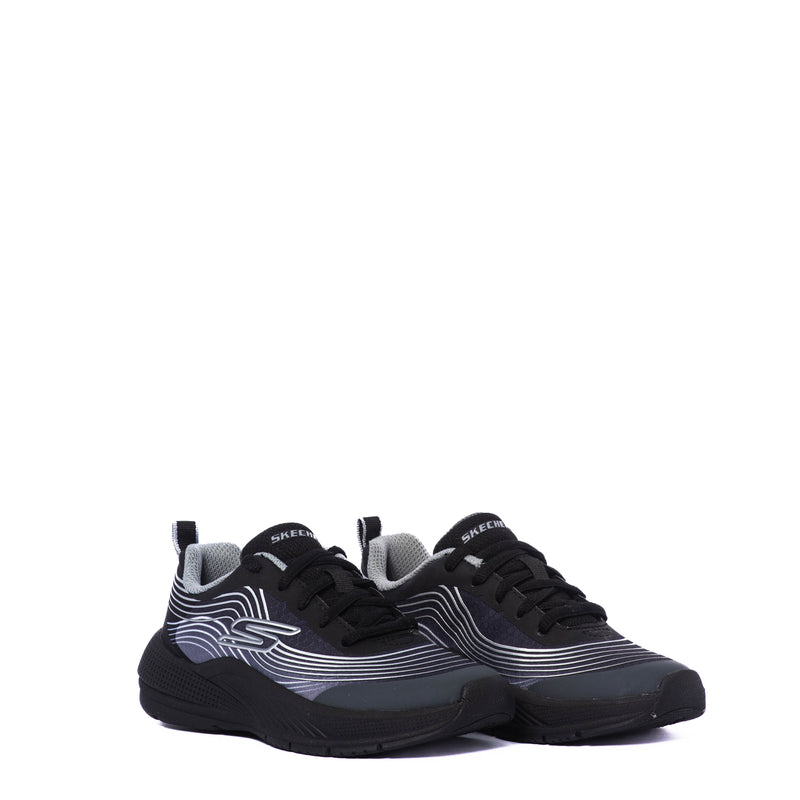 Tenis Skechers Kids Microspec Advance Revconix Black/Silver