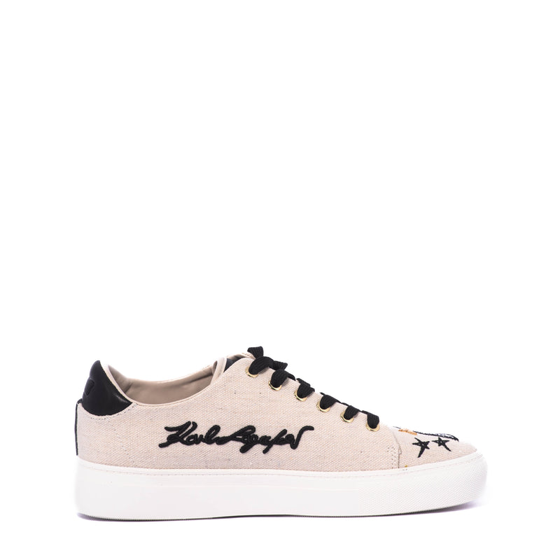 Tenis Karl Lagerfeld Cate Ikonic Lace U Sft White Black