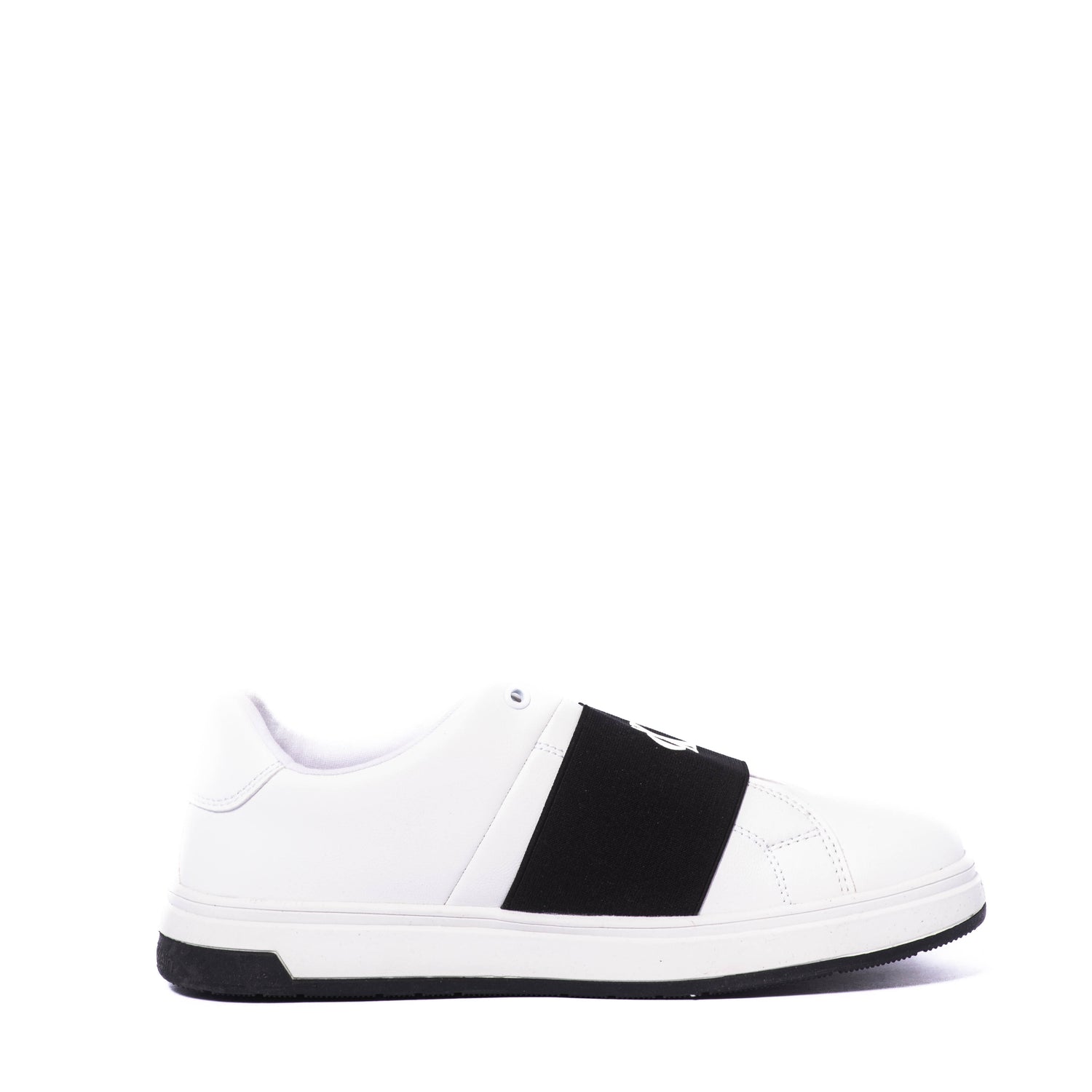 Tenis Calvin Klein Kids Low Cut Lace-Up Sneaker White/Black